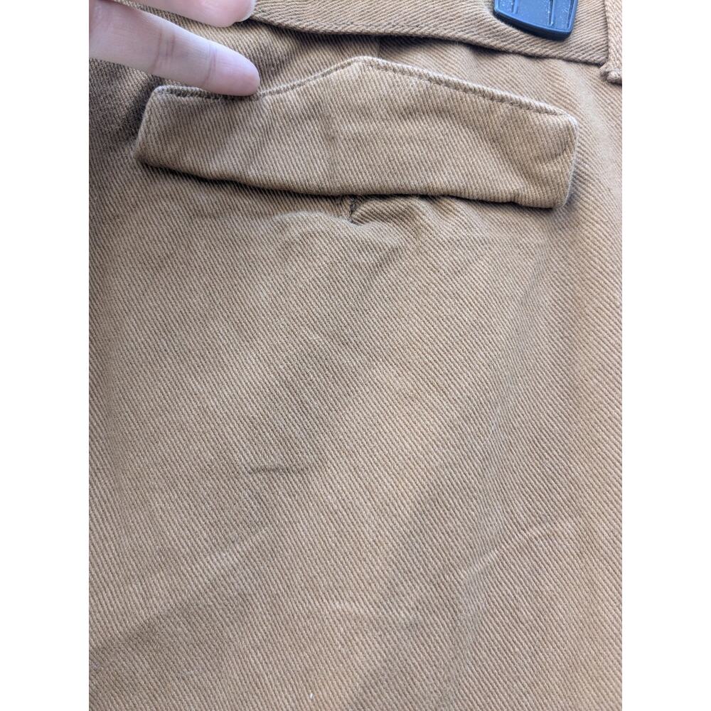 PacSun Women's Pants Utility Cargo Rustic Belted Brown Denim Size 28 - Picture 11 of 14
